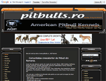 Tablet Screenshot of pitbulls.ro