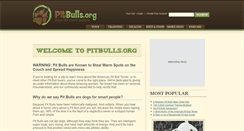 Desktop Screenshot of pitbulls.org